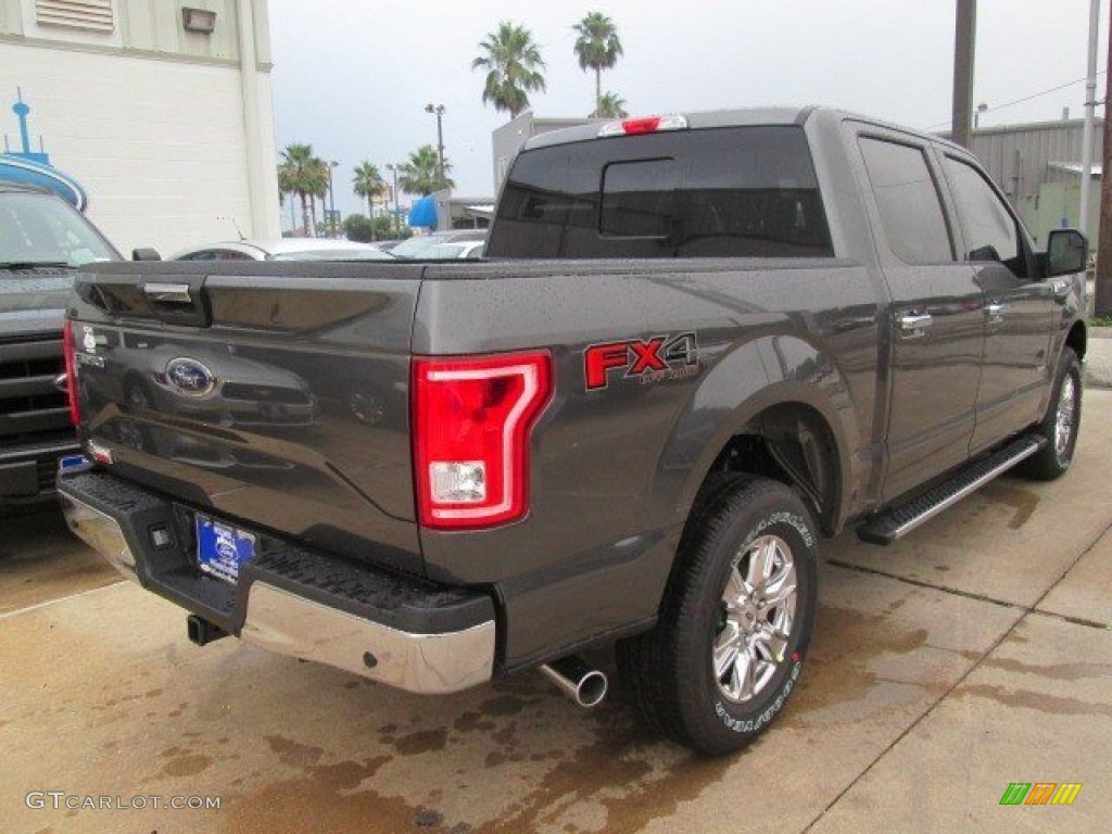 2015 F150 XLT SuperCrew 4x4 - Magnetic Metallic / Medium Earth Gray photo #21