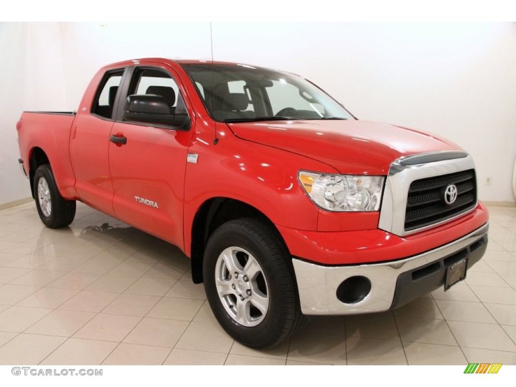 Radiant Red 2008 Toyota Tundra SR5 Double Cab 4x4 Exterior Photo #104072599