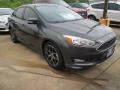 2015 Magnetic Metallic Ford Focus SE Sedan  photo #1