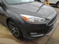 2015 Magnetic Metallic Ford Focus SE Sedan  photo #2