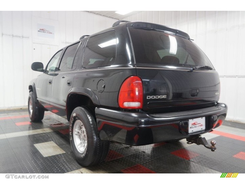 2000 Durango SLT 4x4 - Black / Camel photo #10