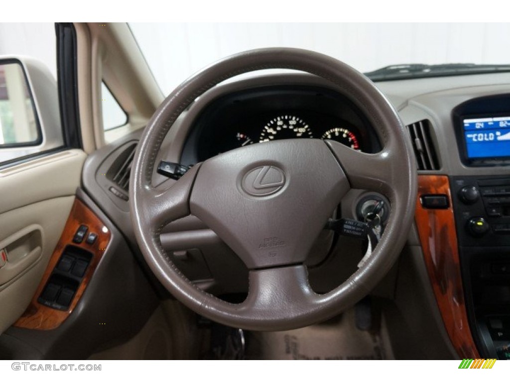 1999 RX 300 AWD - Golden White Pearl / Ivory photo #22