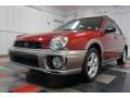 2002 Sedona Red Pearl Subaru Impreza Outback Sport Wagon  photo #3