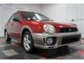 2002 Sedona Red Pearl Subaru Impreza Outback Sport Wagon  photo #5