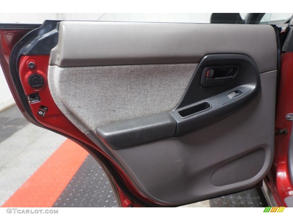 2002 Impreza Outback Sport Wagon - Sedona Red Pearl / Gray photo #15
