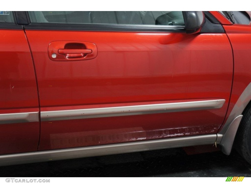 2002 Impreza Outback Sport Wagon - Sedona Red Pearl / Gray photo #45