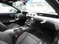 Ebony 2015 Ford Mustang GT Premium Convertible Interior Color