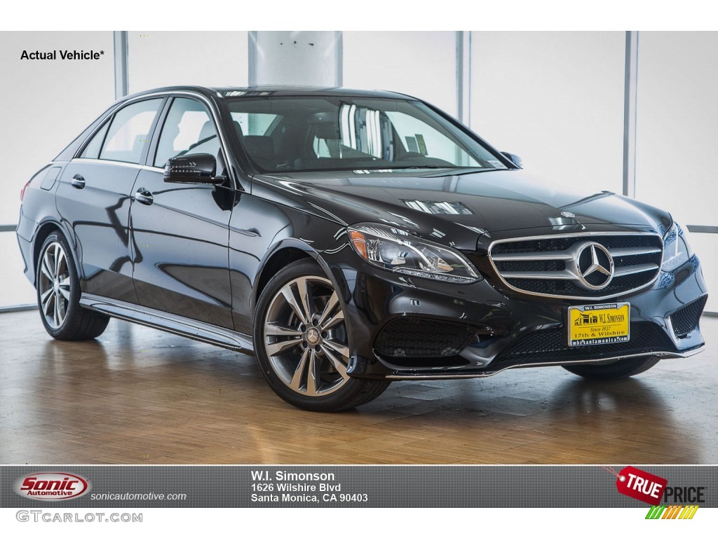 2016 E 350 Sedan - Black / Black photo #1