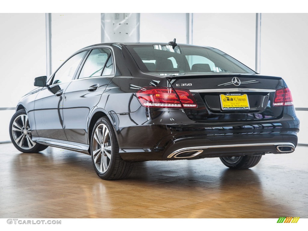 2016 E 350 Sedan - Black / Black photo #3