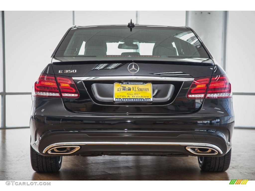 2016 E 350 Sedan - Black / Black photo #4
