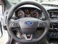 ST Smoke Storm/Charcoal Black Recaro Sport Seats 2015 Ford Focus ST Hatchback Steering Wheel