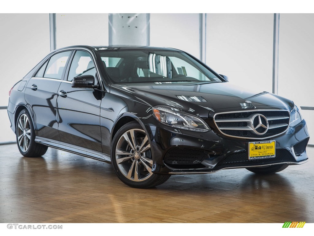 2016 E 350 Sedan - Black / Black photo #12