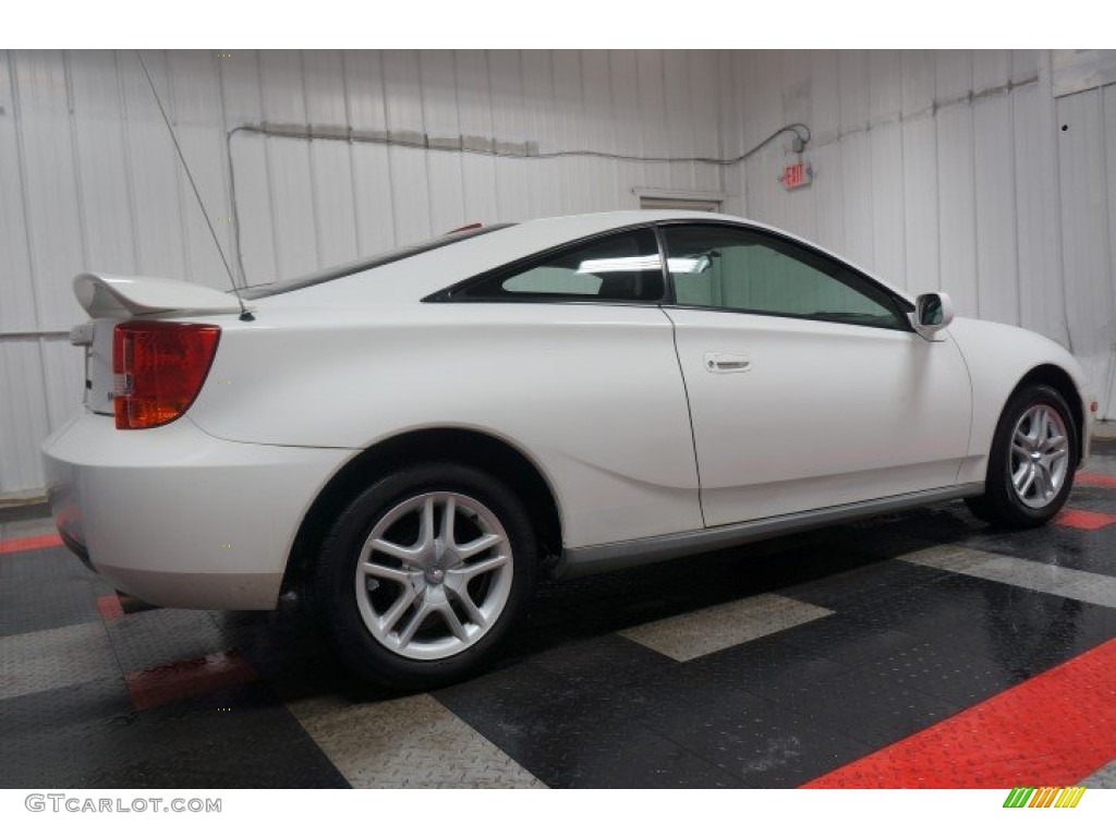 2000 Celica GT - Super White / Black/Blue photo #7