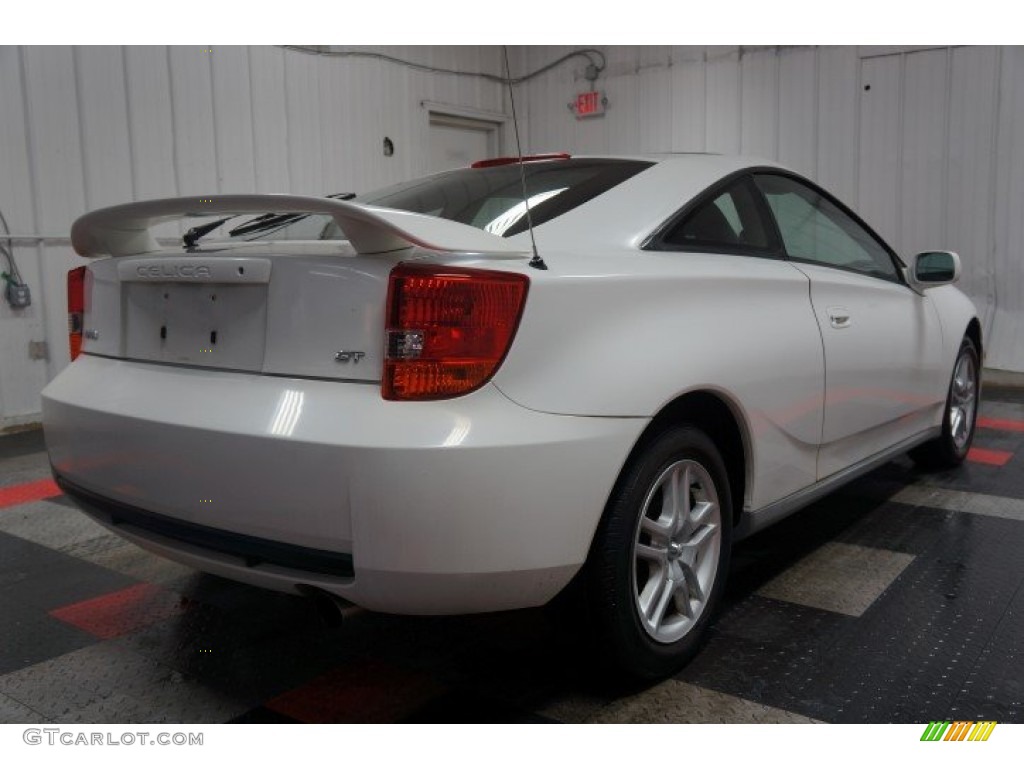 2000 Celica GT - Super White / Black/Blue photo #8