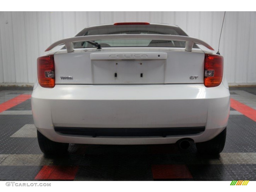 2000 Celica GT - Super White / Black/Blue photo #9