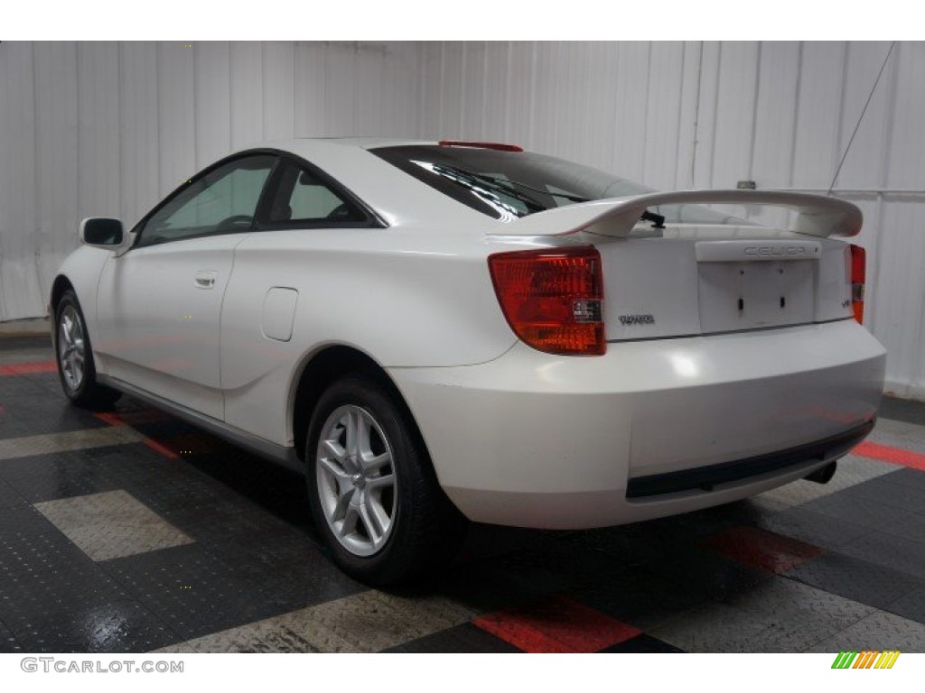 2000 Celica GT - Super White / Black/Blue photo #10