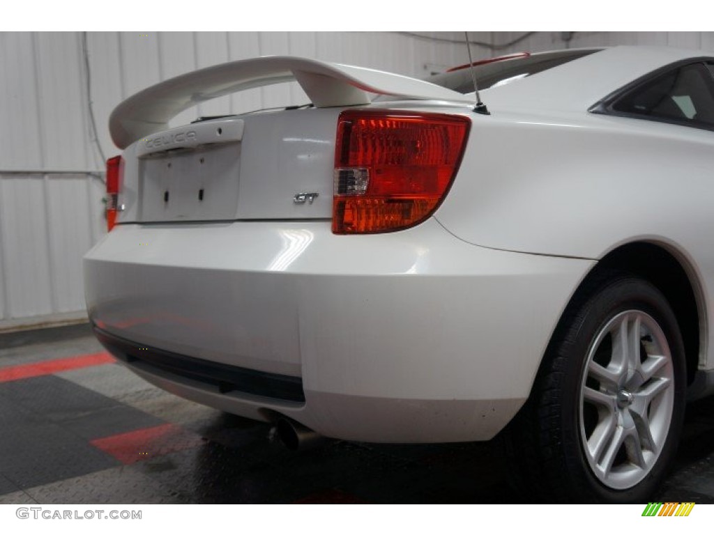 2000 Celica GT - Super White / Black/Blue photo #50
