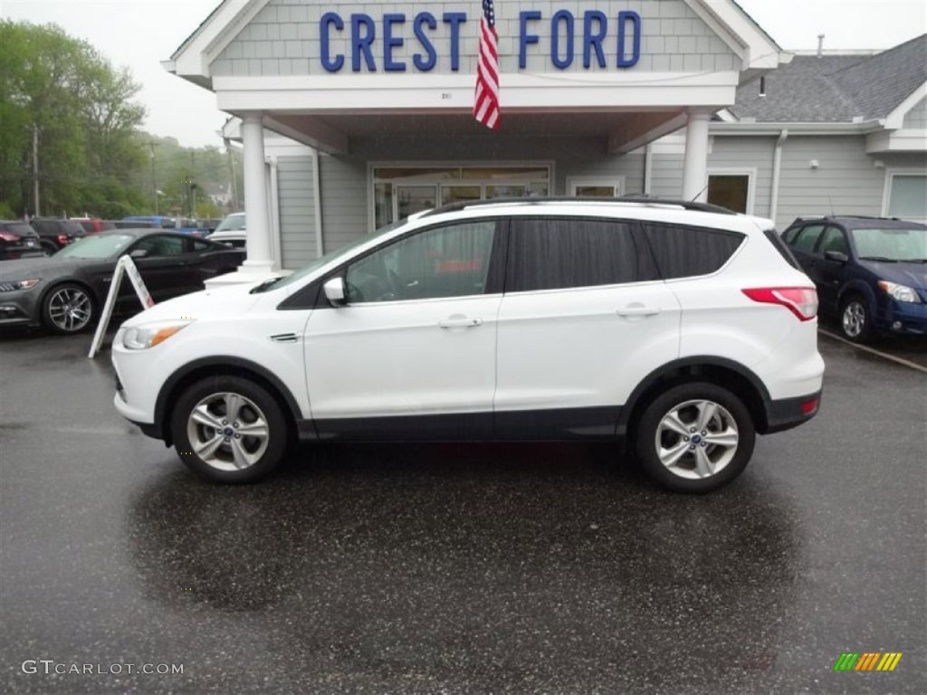 2013 Escape SE 1.6L EcoBoost - Oxford White / Charcoal Black photo #4