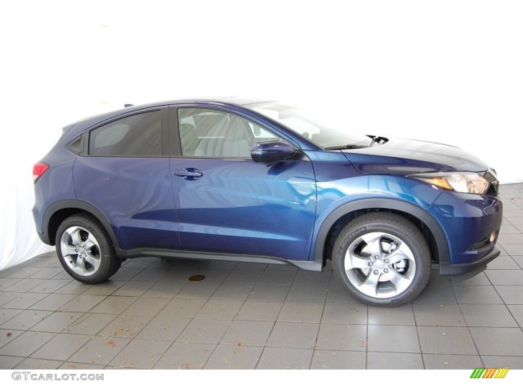 Deep Ocean Pearl 2016 Honda HR-V EX Exterior Photo #104086135