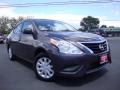 2015 Amethyst Gray Nissan Versa 1.6 S Sedan  photo #1