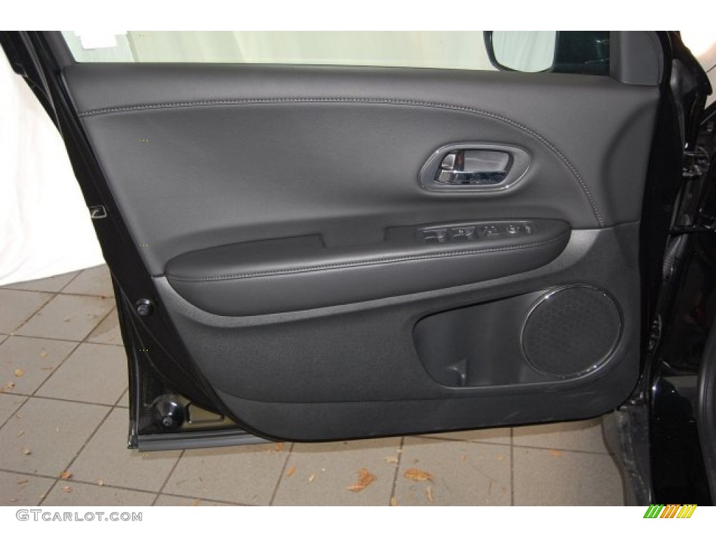 2016 Honda HR-V EX-L Navi Black Door Panel Photo #104087539