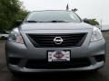 2012 Magnetic Gray Metallic Nissan Versa 1.6 S Sedan  photo #2