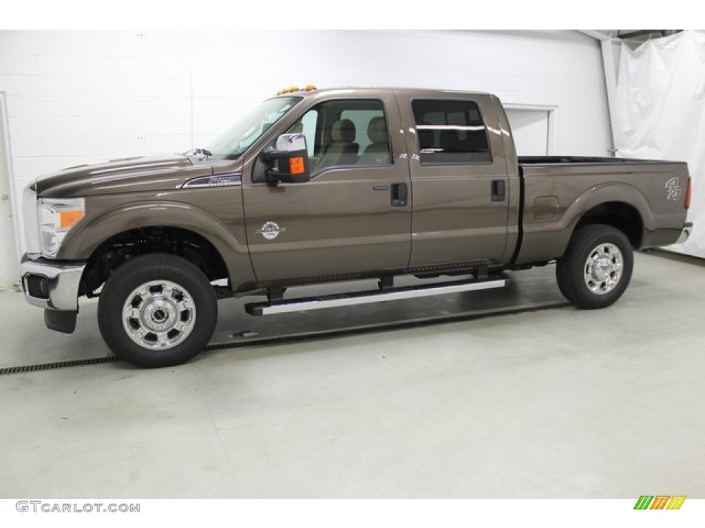 2015 F250 Super Duty XLT Crew Cab 4x4 - Caribou / Adobe photo #1