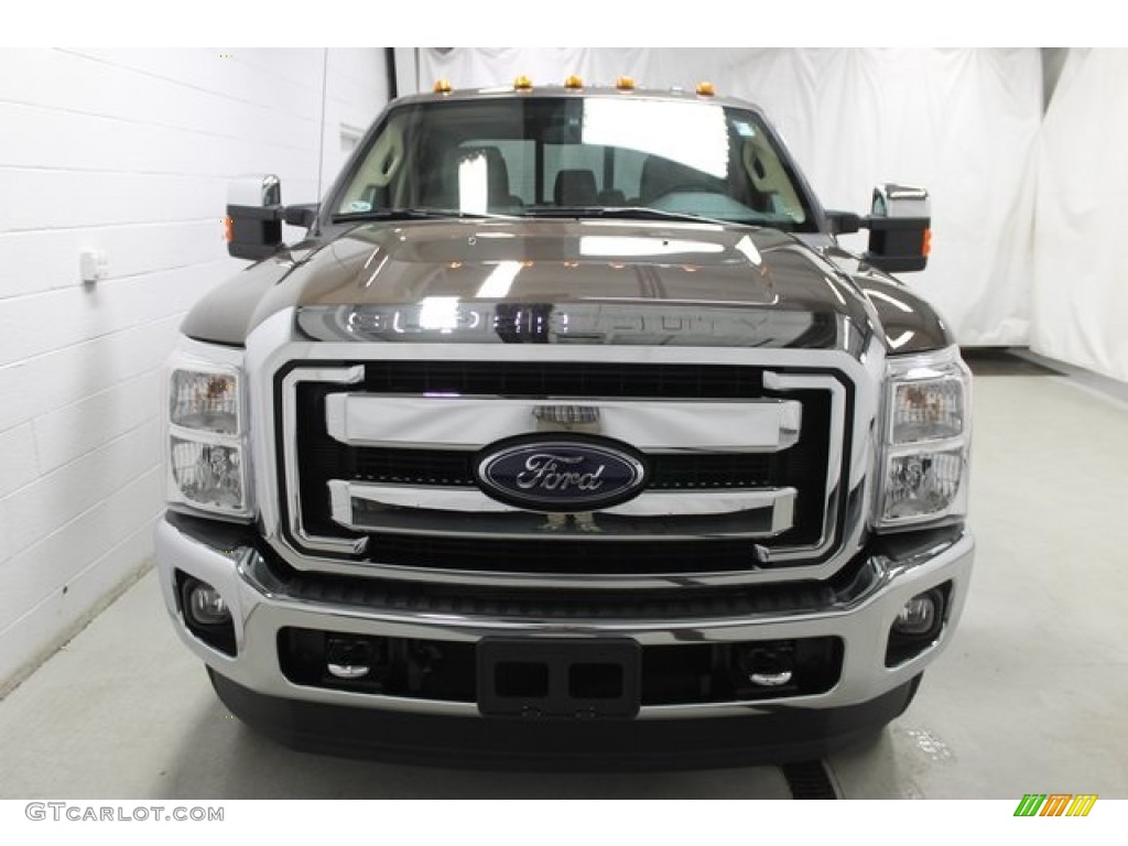 2015 F250 Super Duty XLT Crew Cab 4x4 - Caribou / Adobe photo #2