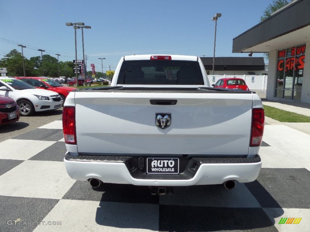 2014 1500 Express Quad Cab - Bright White / Black/Diesel Gray photo #4