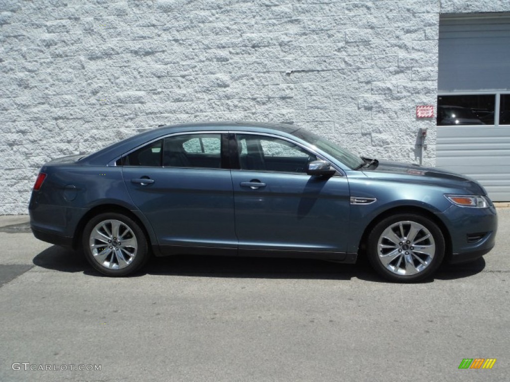 2010 Taurus Limited - Steel Blue Metallic / Light Stone photo #2