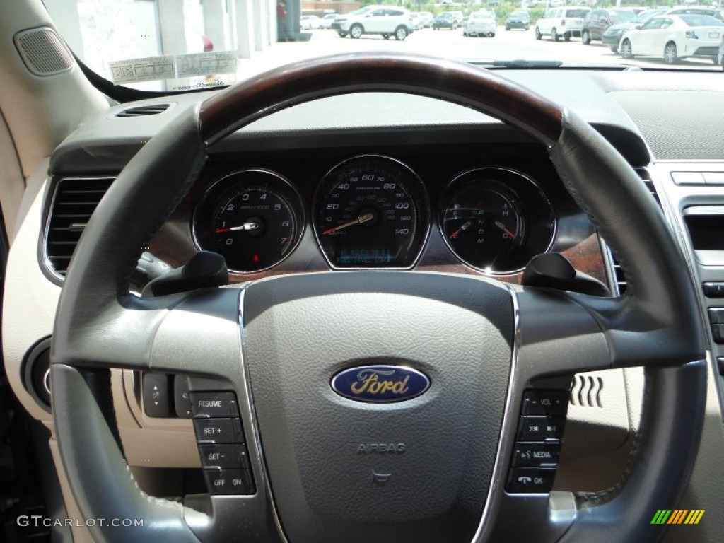 2010 Taurus Limited - Steel Blue Metallic / Light Stone photo #20
