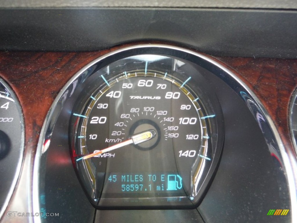 2010 Taurus Limited - Steel Blue Metallic / Light Stone photo #25