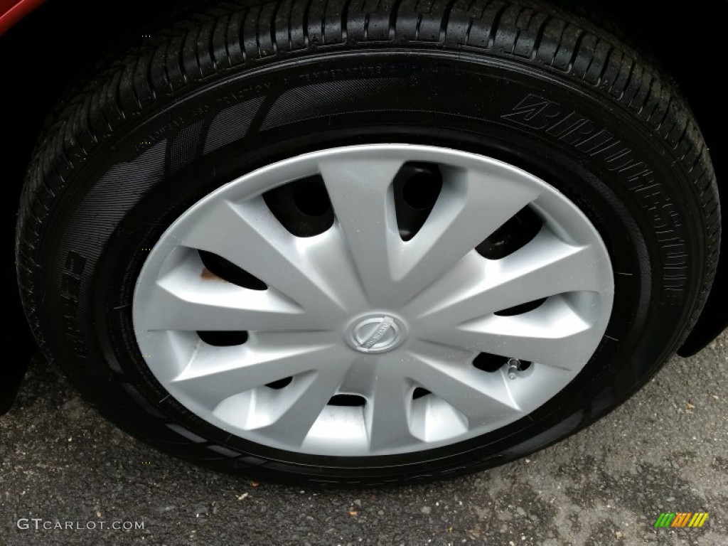 2014 Versa Note SV - Red Brick / Charcoal photo #4