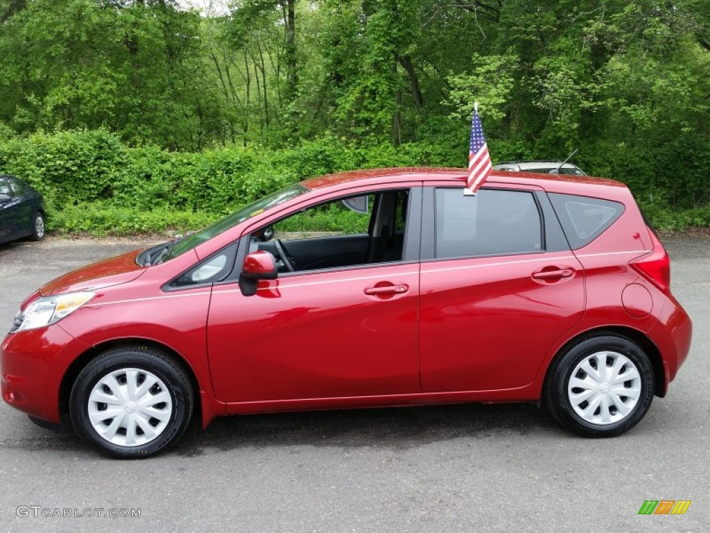 2014 Versa Note SV - Red Brick / Charcoal photo #12