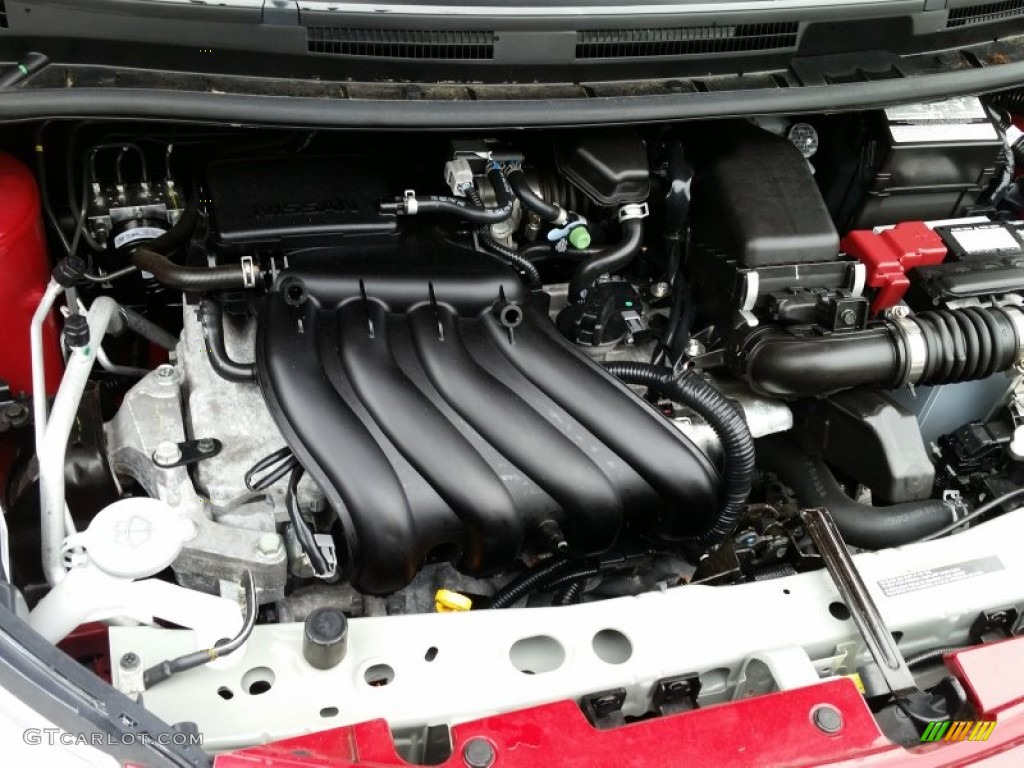2014 Versa Note SV - Red Brick / Charcoal photo #21
