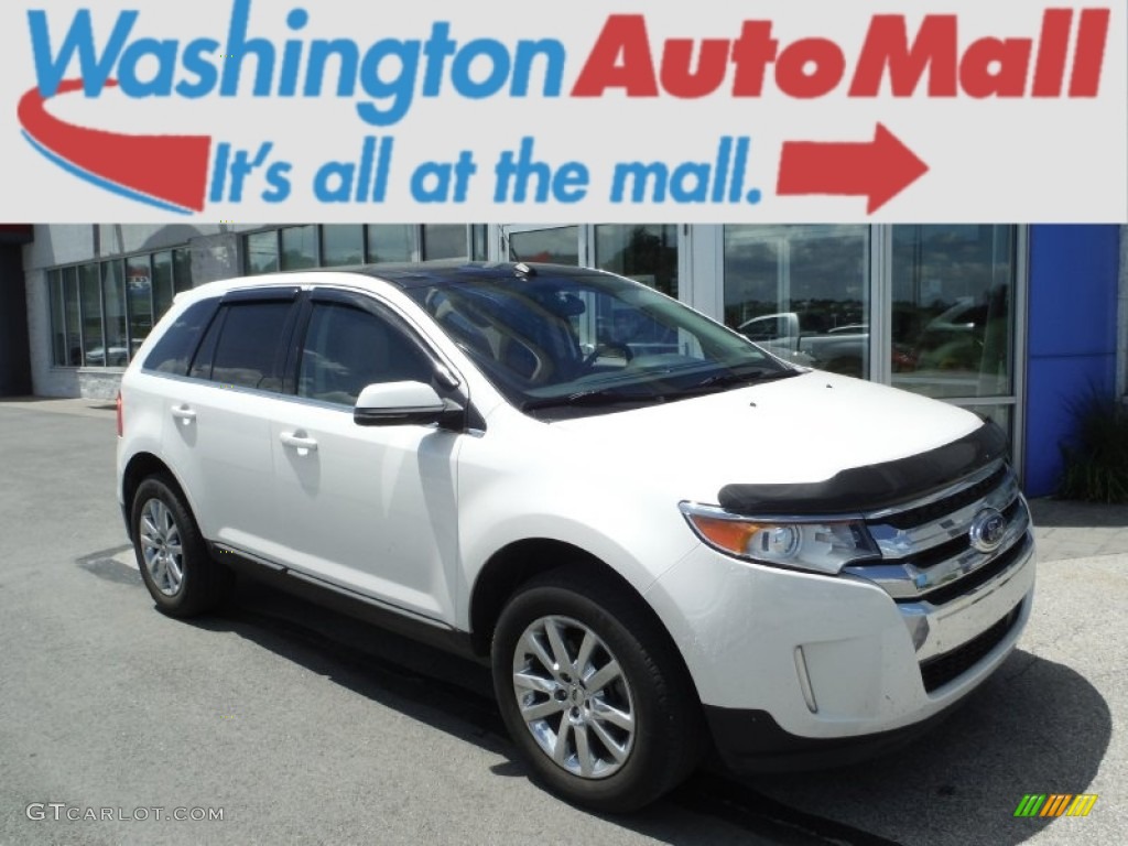 2012 Edge Limited AWD - White Platinum Metallic Tri-Coat / Medium Light Stone photo #1