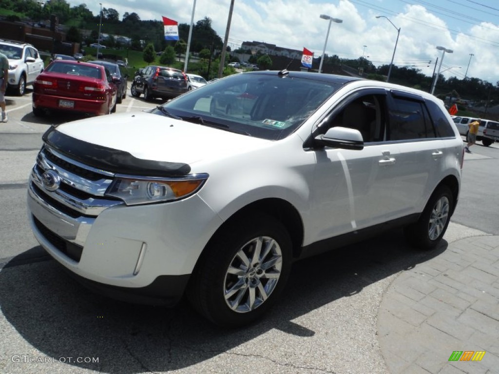 2012 Edge Limited AWD - White Platinum Metallic Tri-Coat / Medium Light Stone photo #6