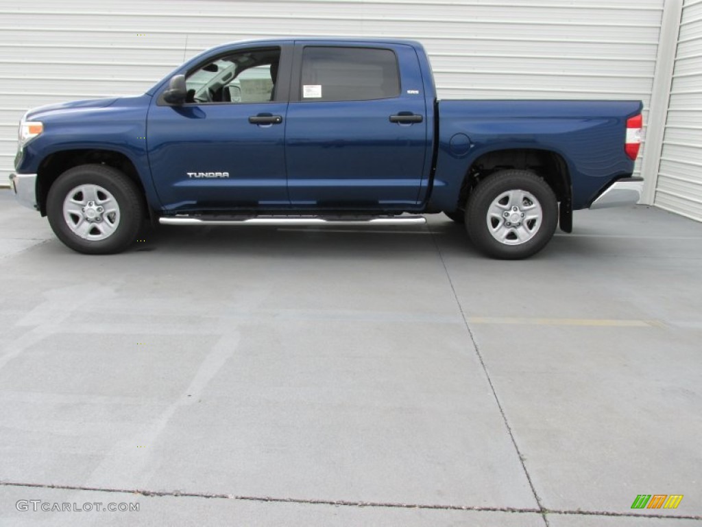 2015 Tundra SR5 CrewMax - Blue Ribbon Metallic / Black photo #6