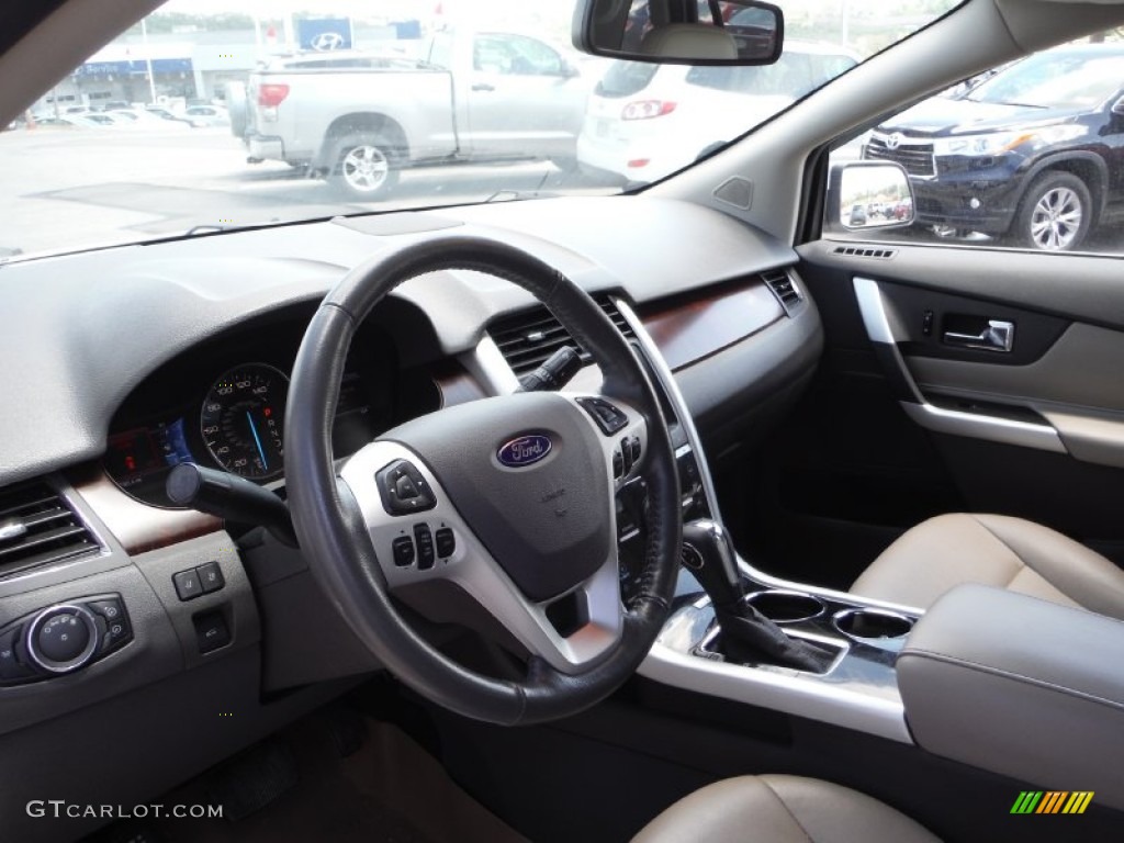 2012 Edge Limited AWD - White Platinum Metallic Tri-Coat / Medium Light Stone photo #12