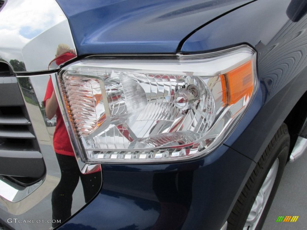 2015 Tundra SR5 CrewMax - Blue Ribbon Metallic / Black photo #9