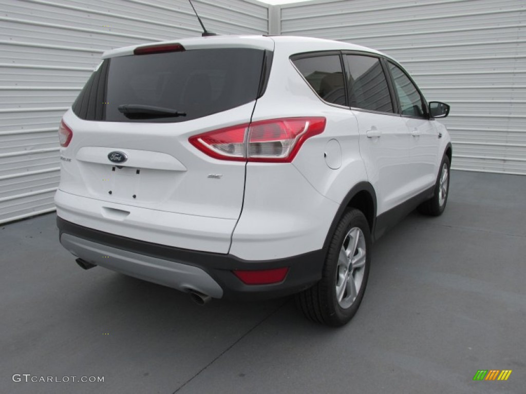 2015 Escape SE - Oxford White / Charcoal Black photo #4