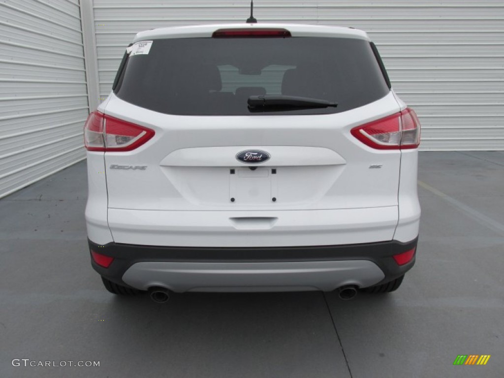 2015 Escape SE - Oxford White / Charcoal Black photo #5