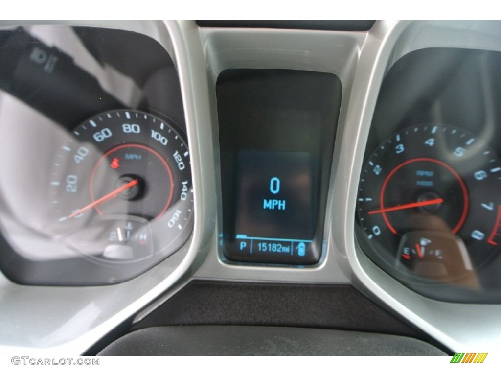 2013 Camaro LS Coupe - Silver Ice Metallic / Black photo #16