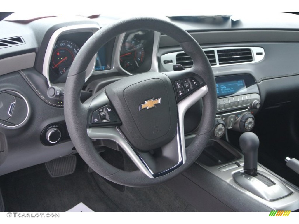 2013 Camaro LS Coupe - Silver Ice Metallic / Black photo #28