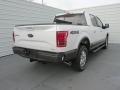 2015 White Platinum Tricoat Ford F150 Lariat SuperCrew 4x4  photo #4