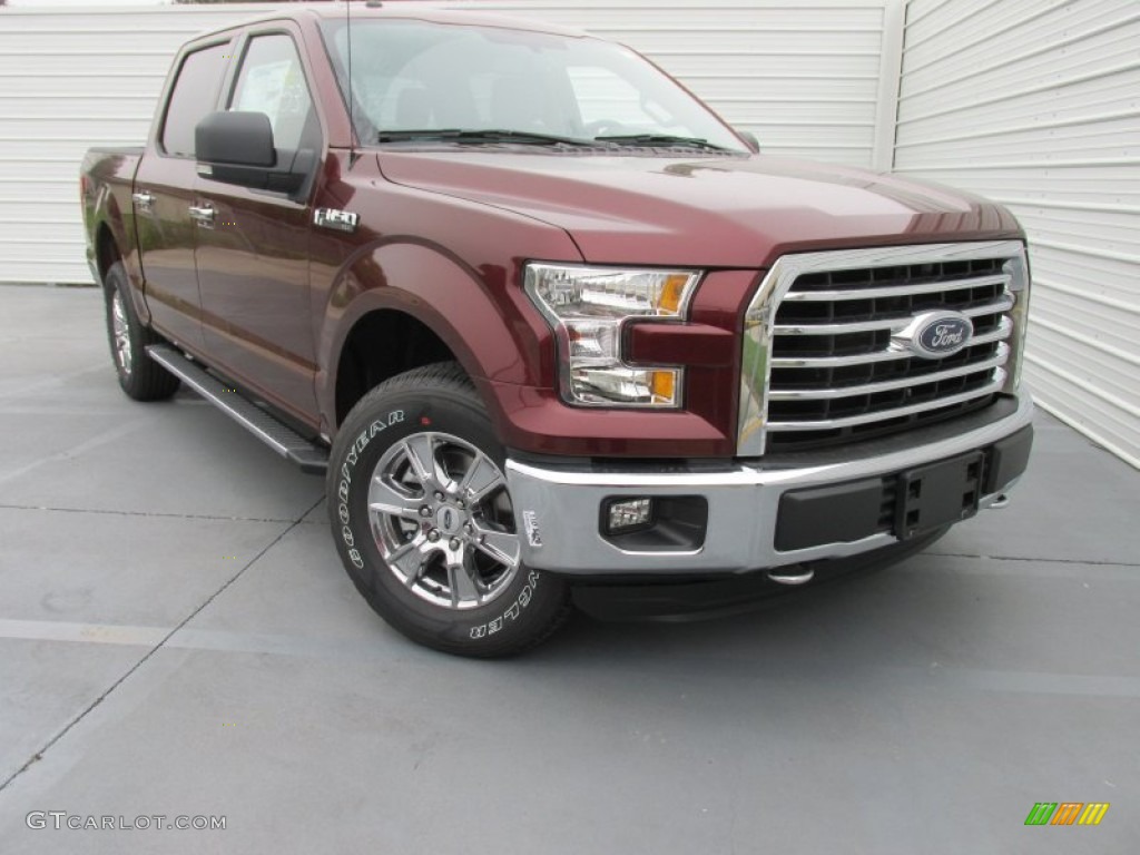 Bronze Fire Metallic 2015 Ford F150 XLT SuperCrew 4x4 Exterior Photo #104094448