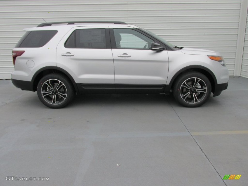 2015 Explorer Sport 4WD - Ingot Silver / Sport Charcoal Black photo #3
