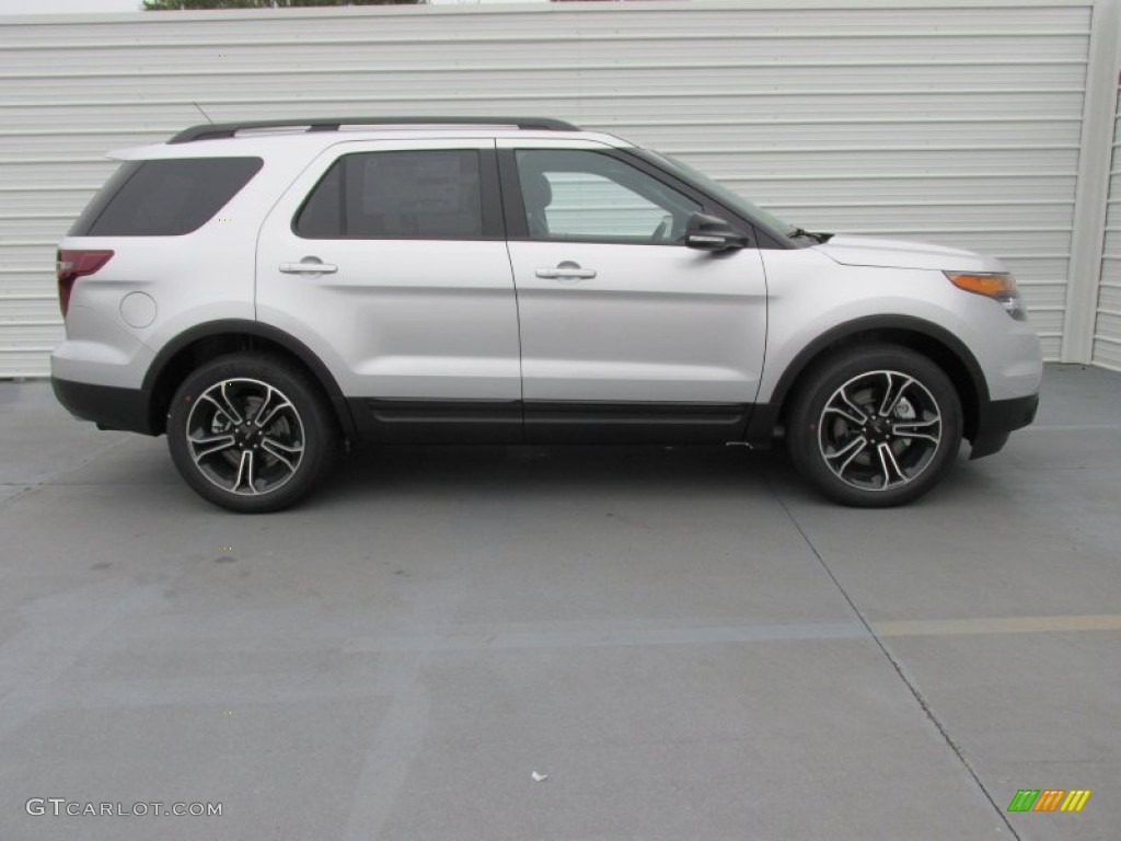 2015 Explorer Sport 4WD - Ingot Silver / Sport Charcoal Black photo #4