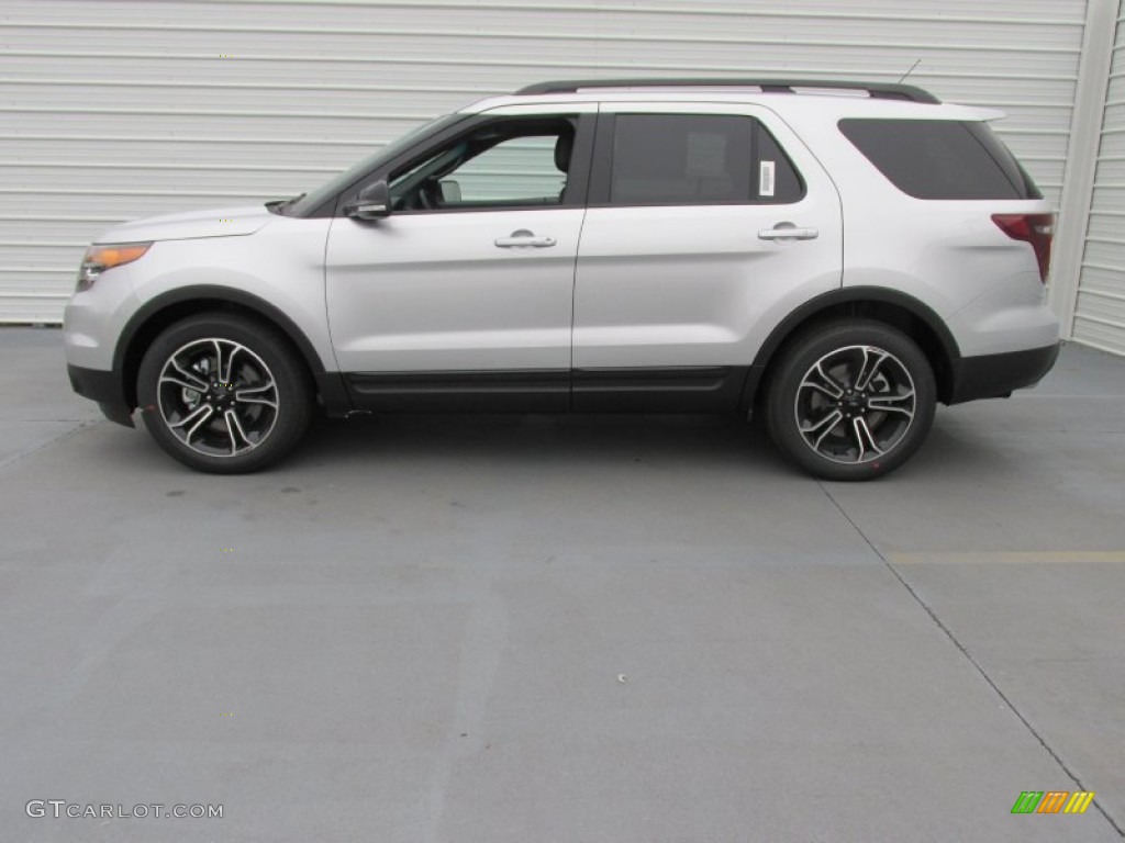 2015 Explorer Sport 4WD - Ingot Silver / Sport Charcoal Black photo #5