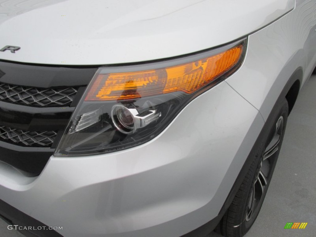 2015 Explorer Sport 4WD - Ingot Silver / Sport Charcoal Black photo #8